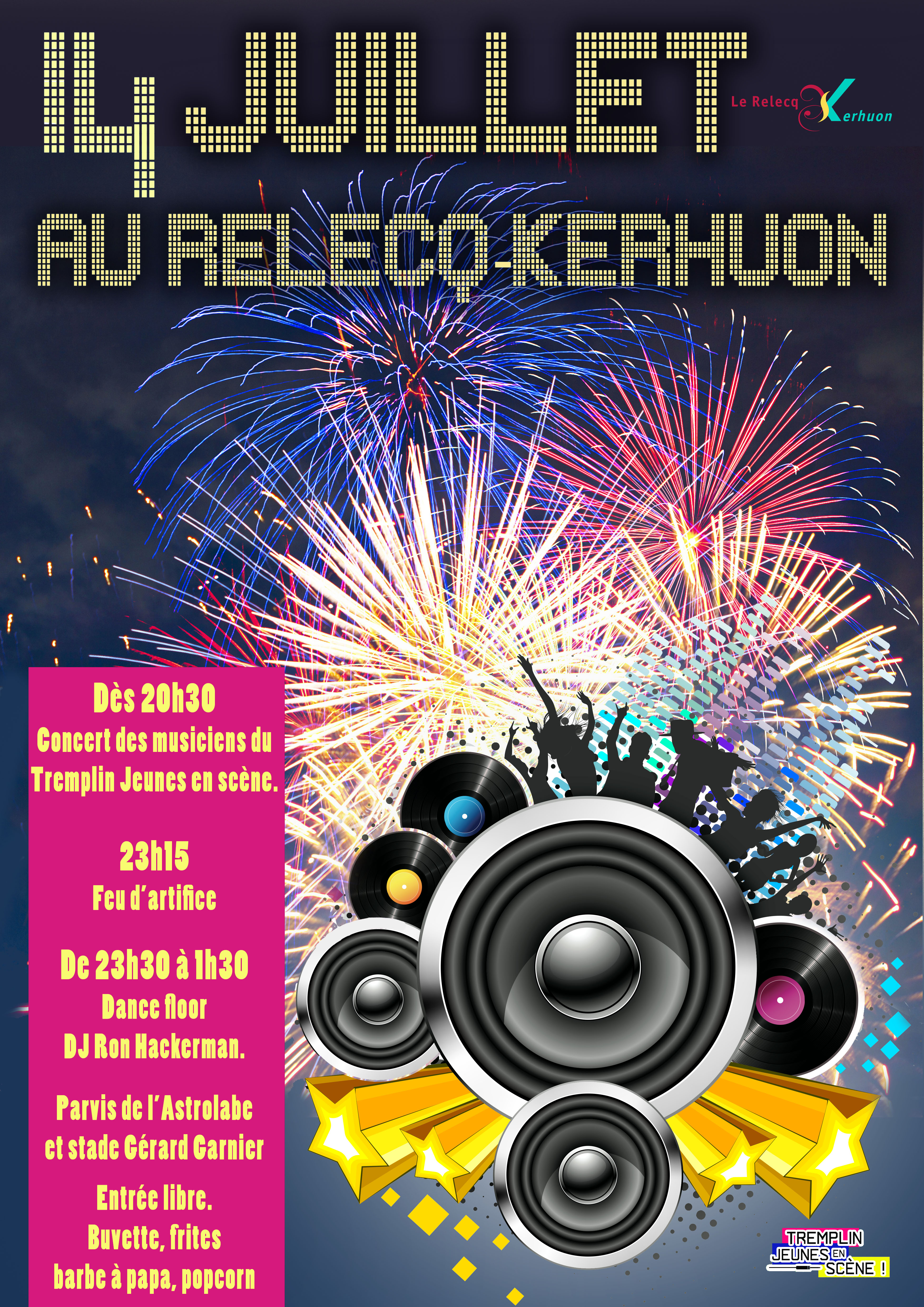 Feu D Artifice Du Juillet Mairie Du Relecq Kerhuon